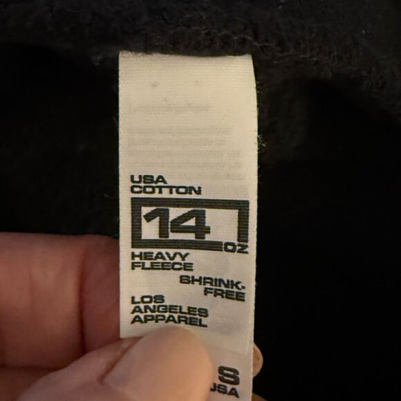 Los Angeles Apparel Alec Benjamin Flower Print Tour Black Hoodie. Unisex. - Picture 6 of 9